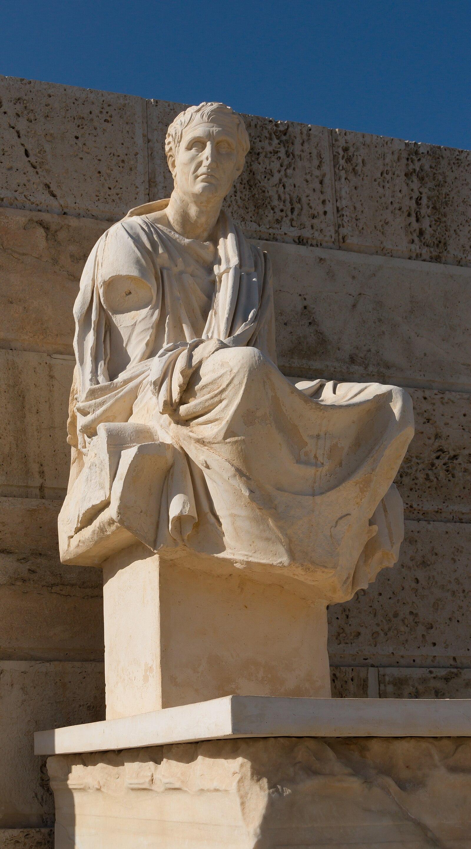 Statue Menander Dionysus Theatre Athens Greece