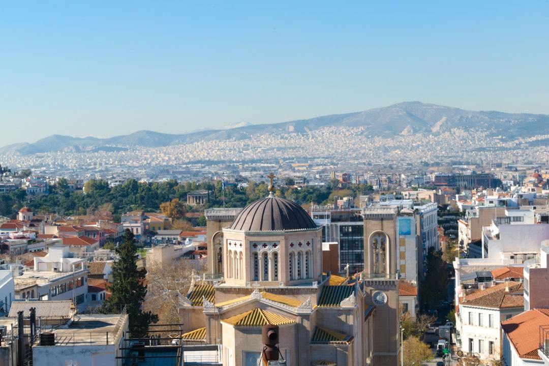 Aerial Photograph of City